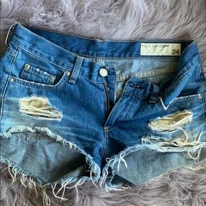 Rag & Bone Jean Shorts size 24